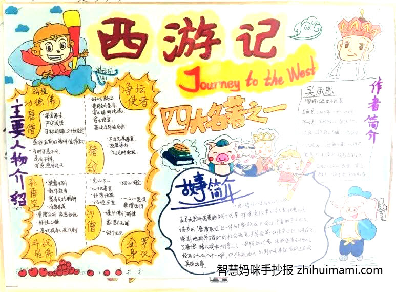 小学六年级西游记手抄报一等奖-图2