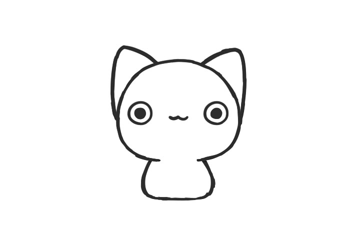 可爱暹罗猫怎么画-图4