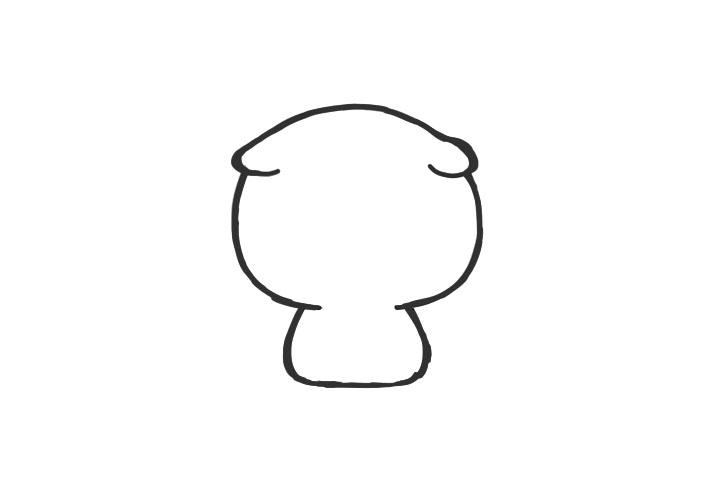 可爱折耳猫怎么画-图3