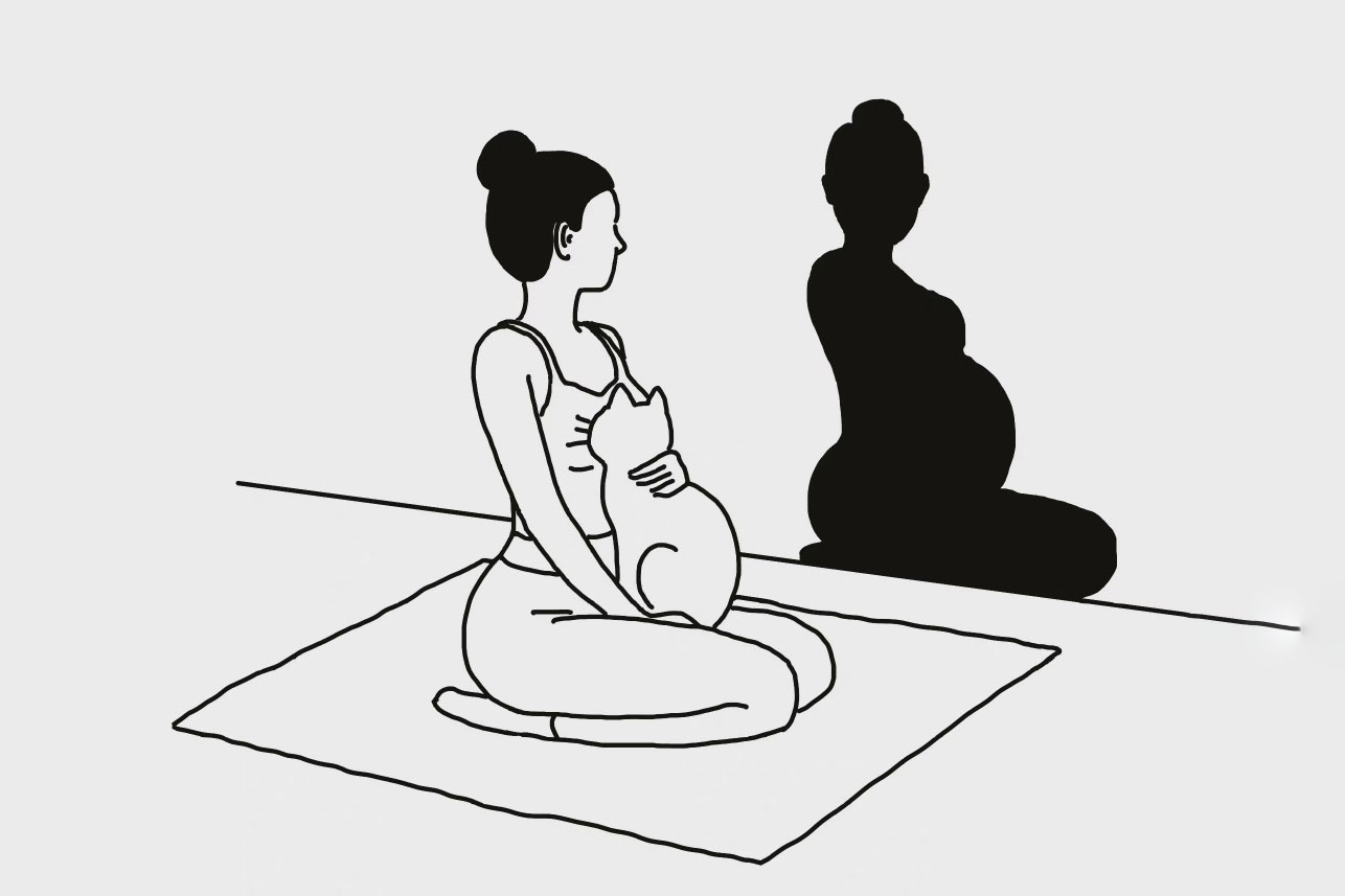 母亲节简笔画图片三张-图1