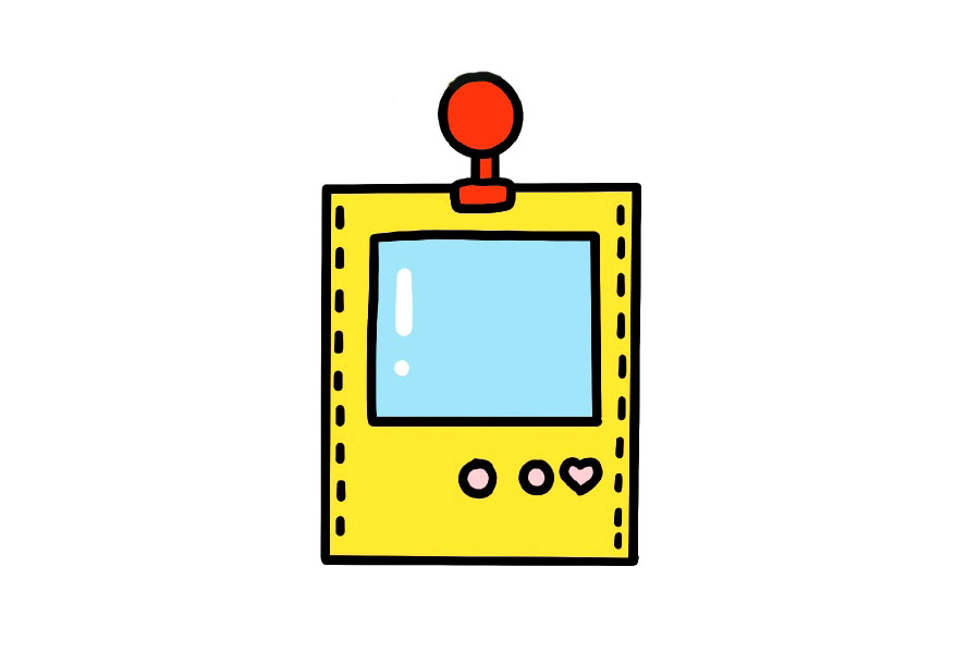 4张漂亮的母亲节手账边框简笔画-图1