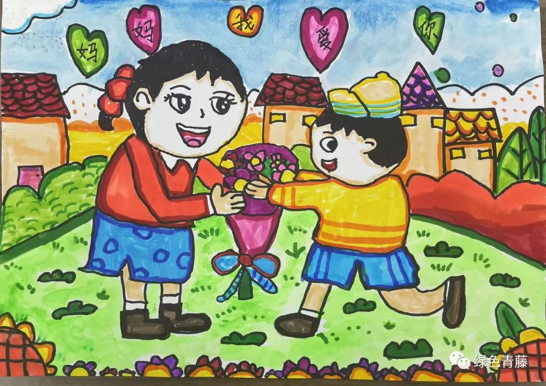 以母亲节为主题的手抄报优秀作品-图1