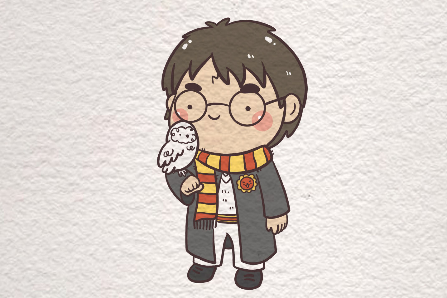 哈利波特简笔画画法步骤-图8