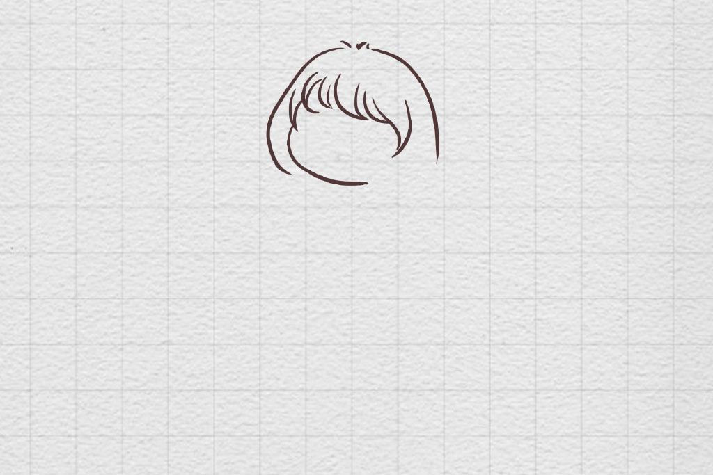 我的美少女妈妈简笔画画法步骤-图1