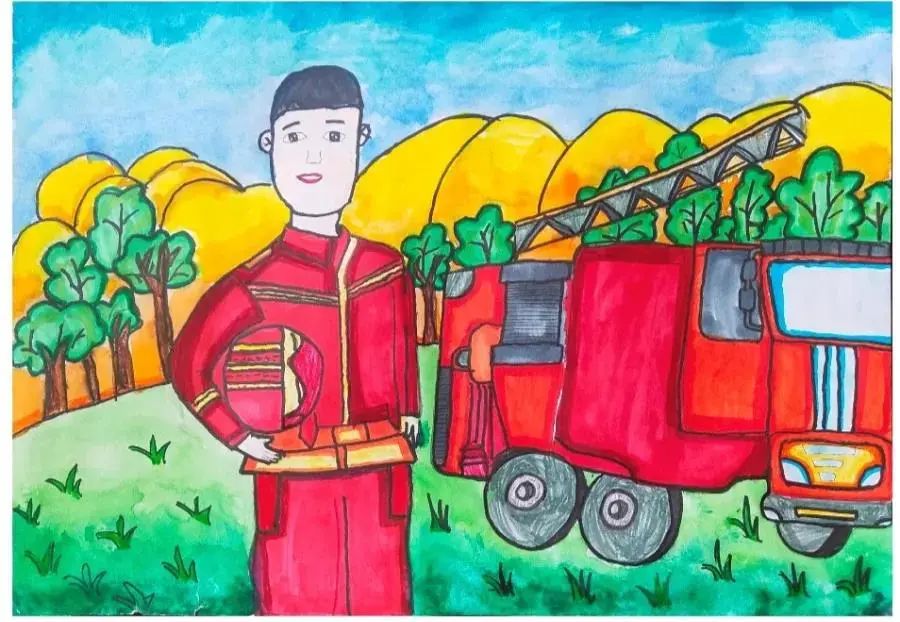 步骤7：《消防英雄》马爱玛9岁