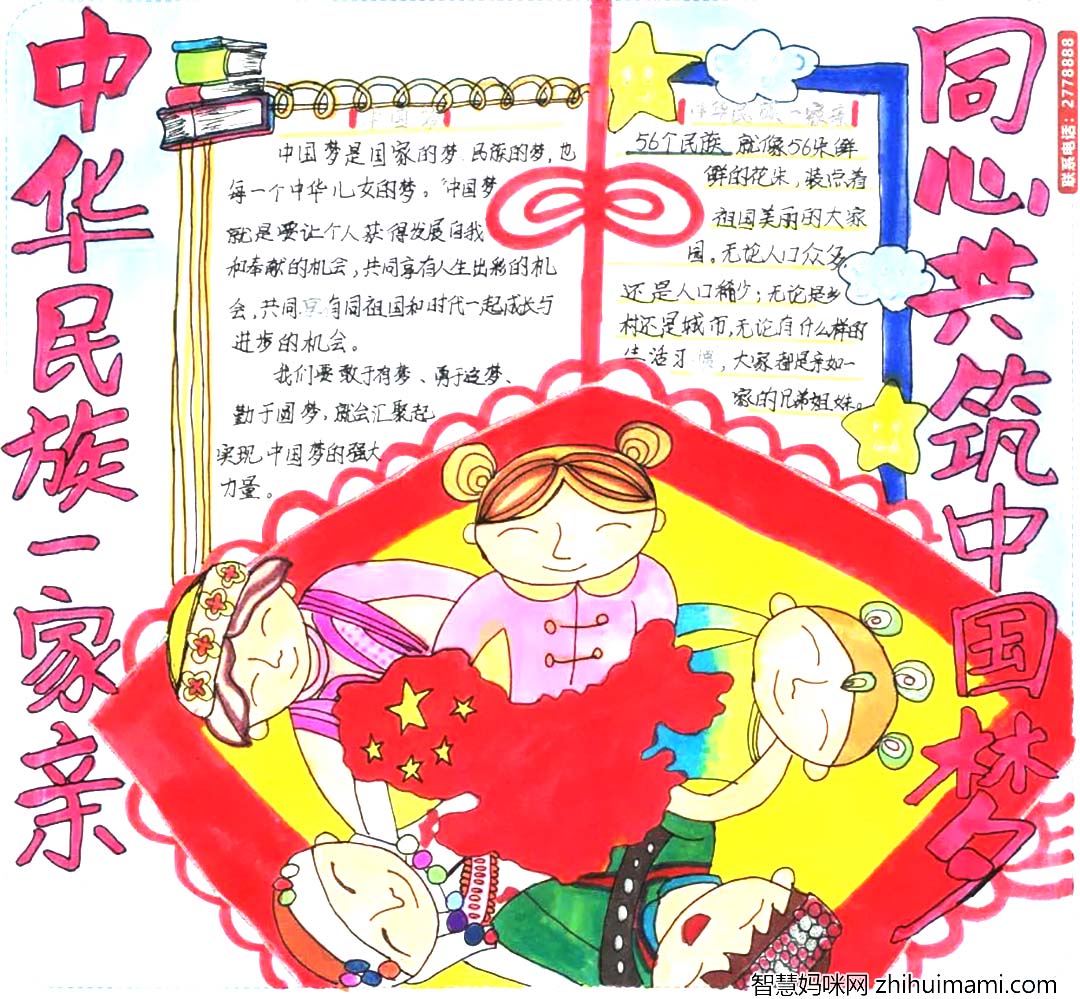 7张关于民族团结的手抄报简单漂亮-图2