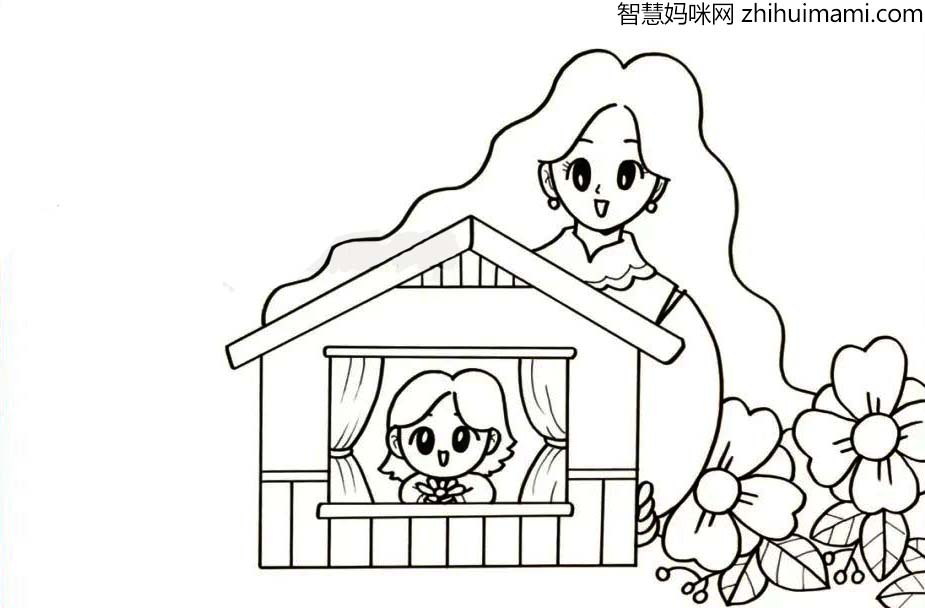 母亲节儿童画教程，画幅画送给妈妈吧-图4