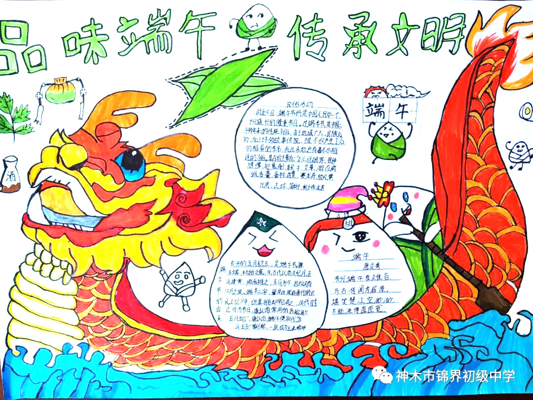 关于传统佳节端午节的手抄报-图5