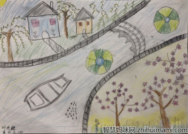 很漂亮的保护母亲河手抄报-图1