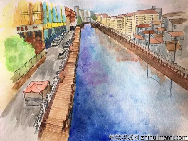 保护母亲河宣传手抄报绘画-图1