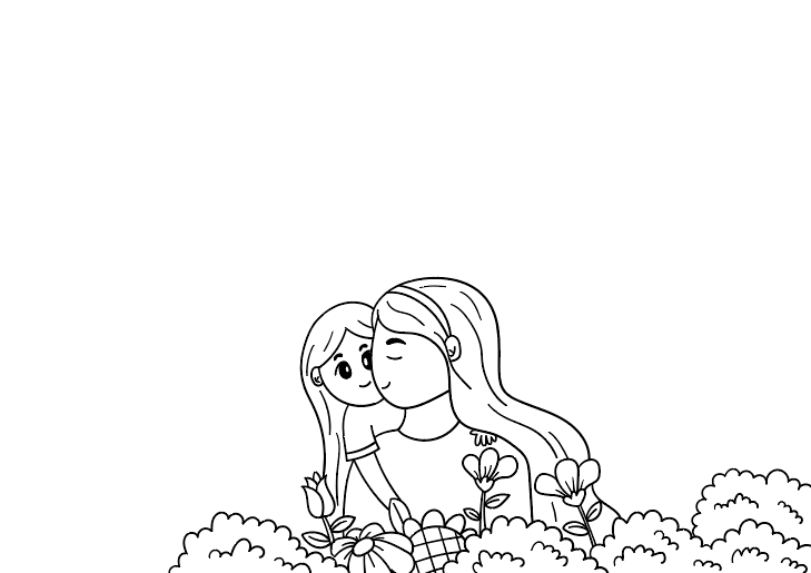 关于母亲节的手抄报绘画教程-图3