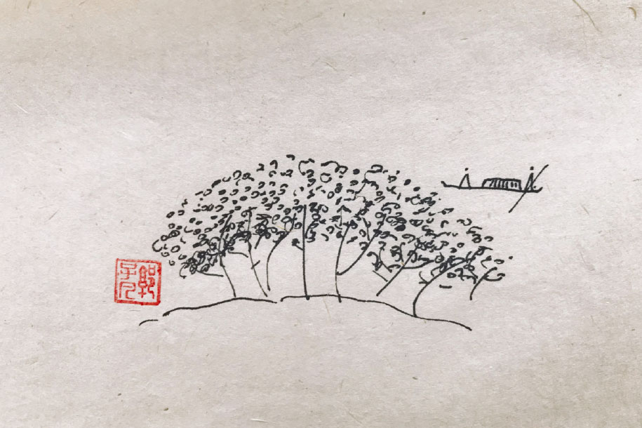 不同季节大树简笔画图片-图5