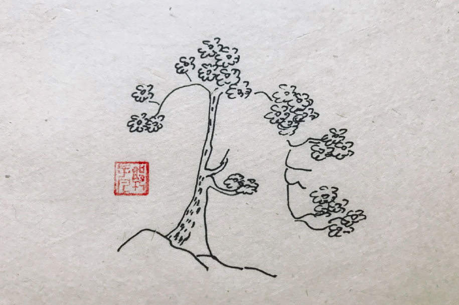 春天大树风景简笔画图片-图3