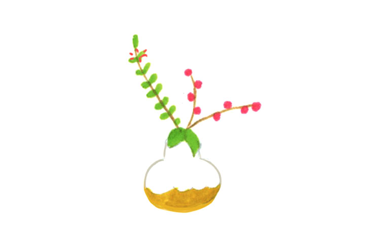 一组养眼的绿植简笔画图片-图5