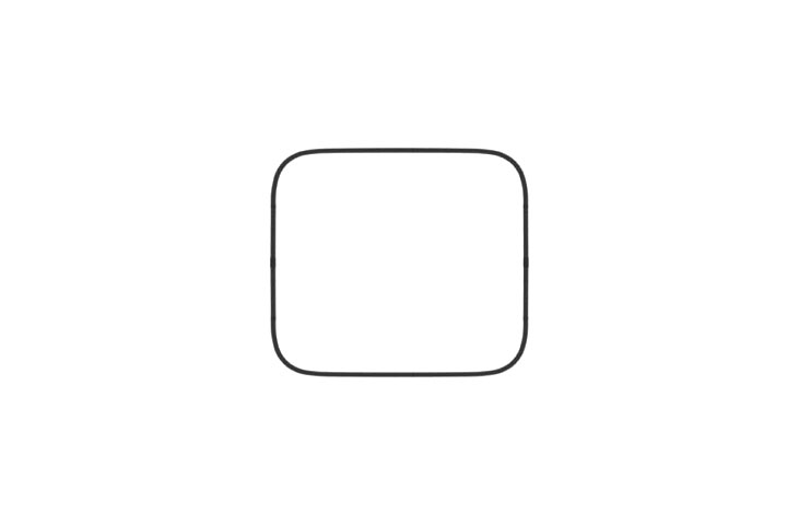 用方块画的可爱北极熊简笔画画法步骤-图1