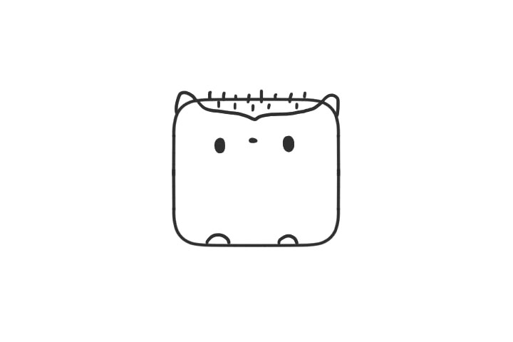 教你用方块画简单的刺猬-图4