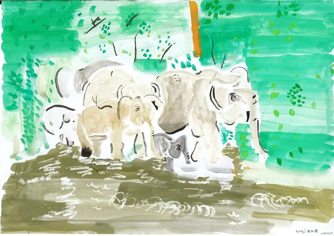 我心中的美丽世界 环保主题绘画作品-图1