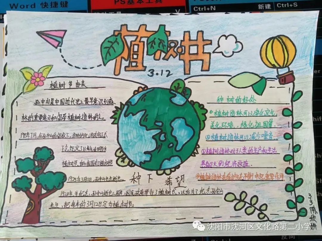 简单好看的植树节手抄报-图4