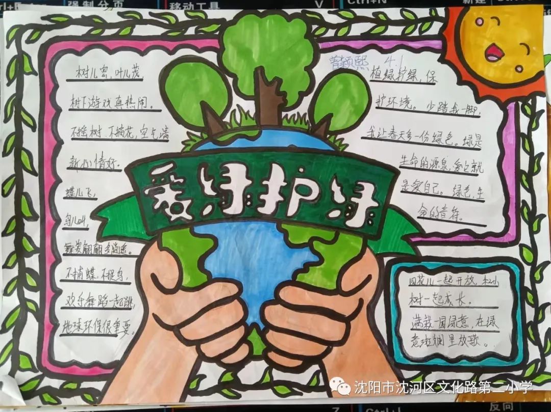 关于植树节的英语手抄报-图4