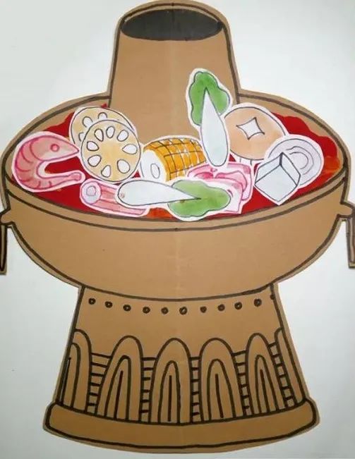 步骤7：将食材方法火锅里。