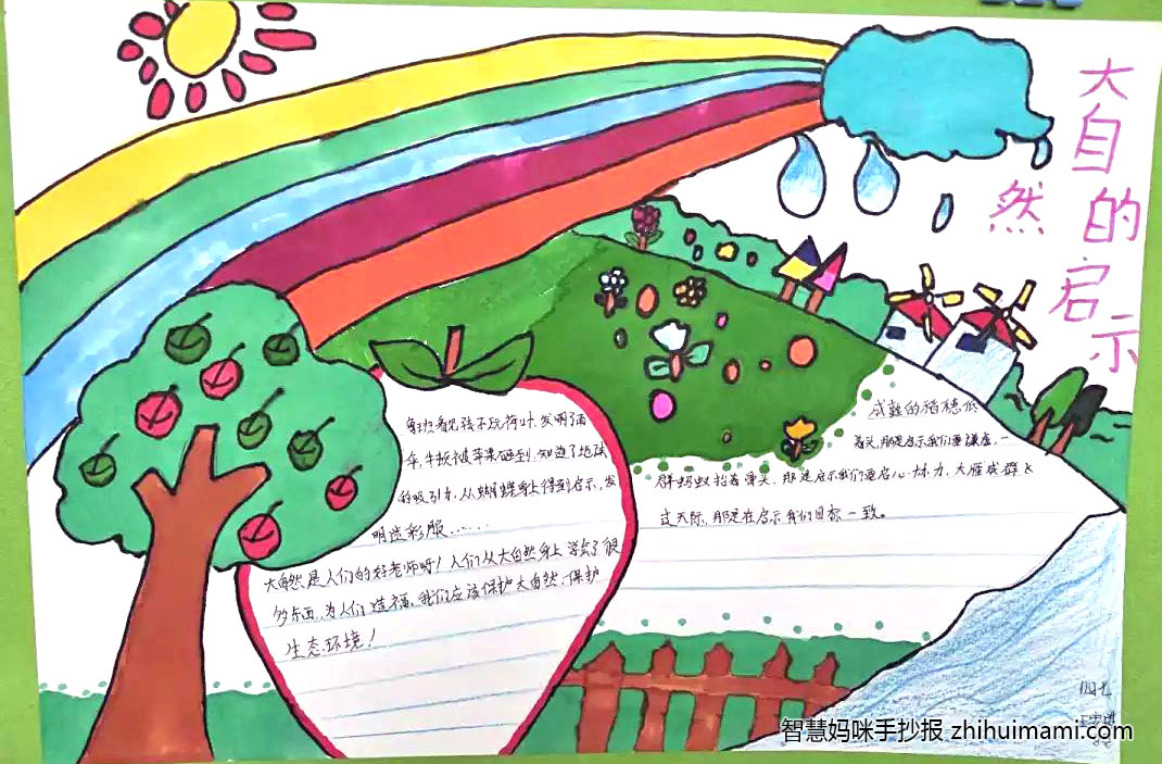 大自然的启示手抄报简单又漂亮-图5