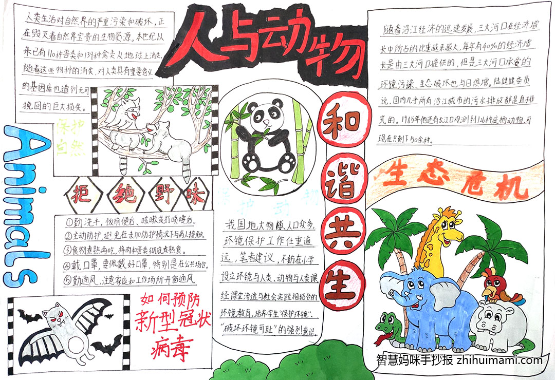 我爱大自然手抄报怎么画-图4