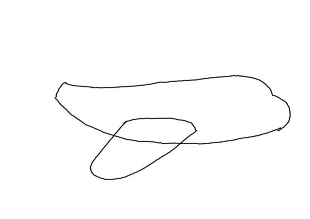 简单的飞机简笔画画法步骤-图2