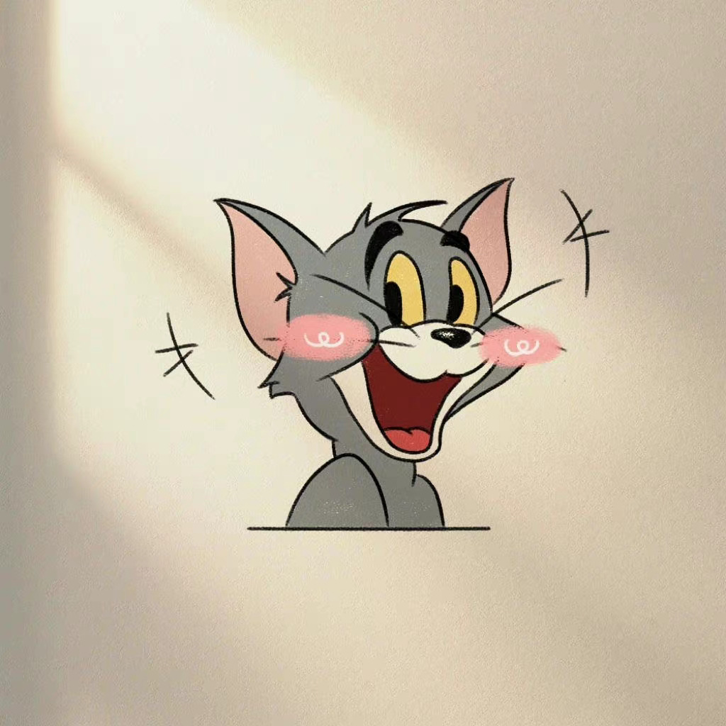 猫和老鼠简笔画头像 太可爱了-图2