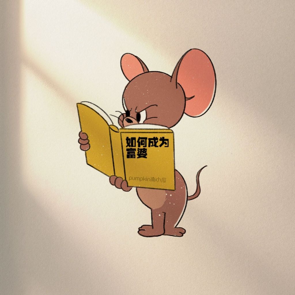 猫和老鼠简笔画头像 太可爱了-图5