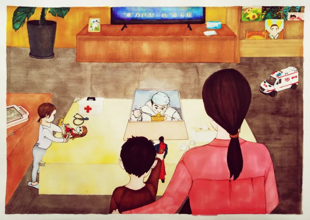 步骤4：舍小家，为大家：无数医护人员和志愿者们，舍小家为大家，令人感动。