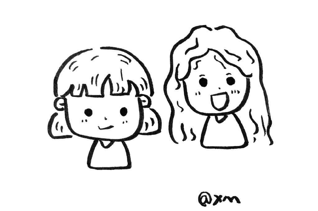 一组关于人物的可爱风简笔画图片-图5