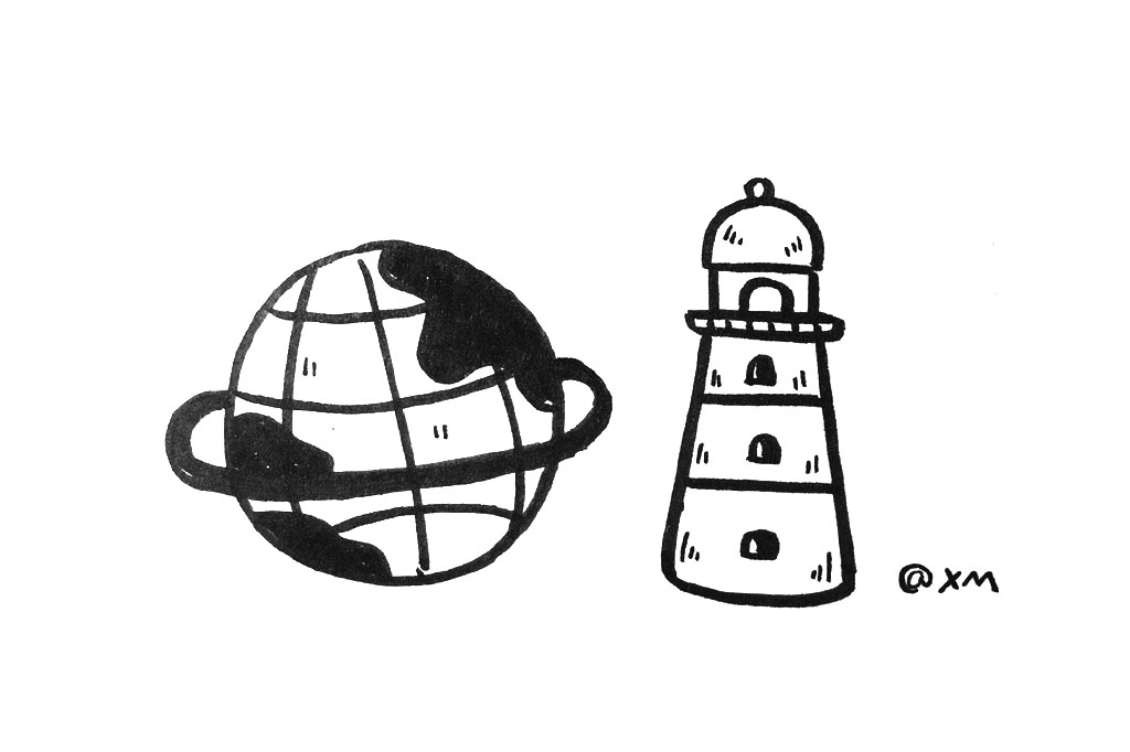 一组关于旅行的简笔小画-图1