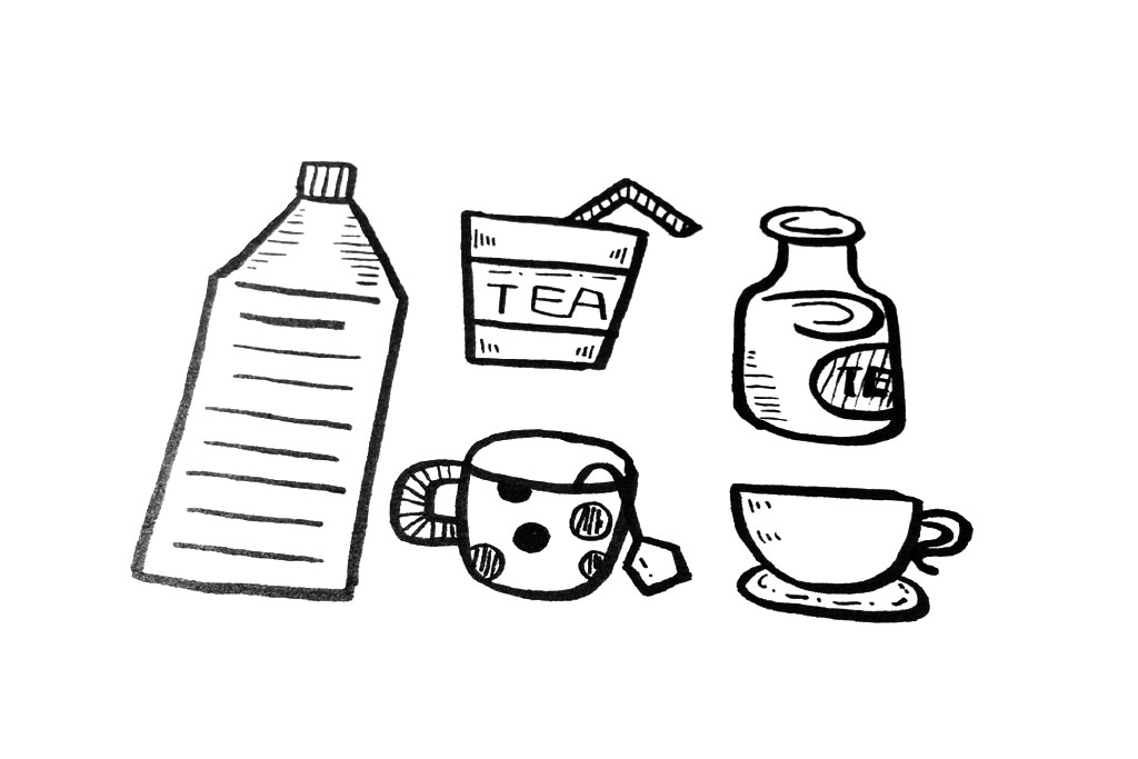 一组漂亮的瓶瓶罐罐简笔画图片-图3