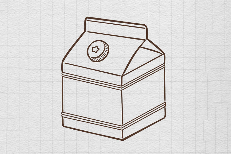 一盒酸奶怎么画-图3