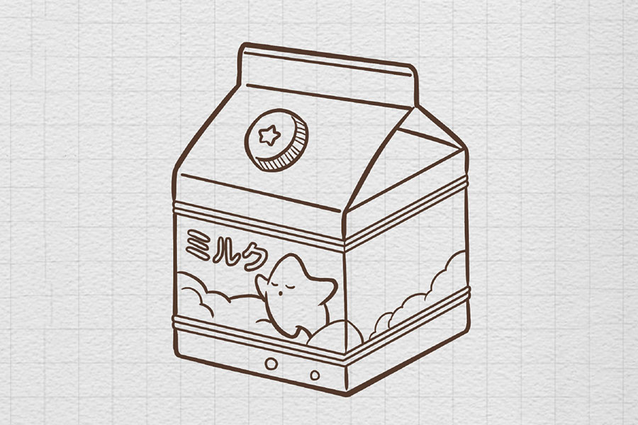 一盒酸奶怎么画-图5