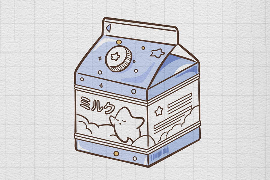 一盒酸奶怎么画-图7