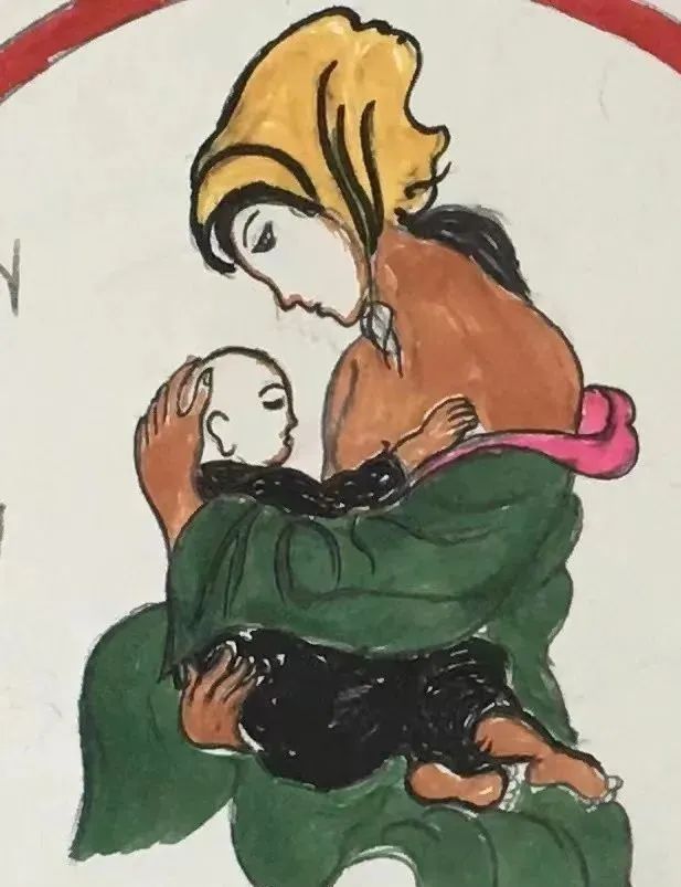 5张关于感恩母亲的主题绘画-图5