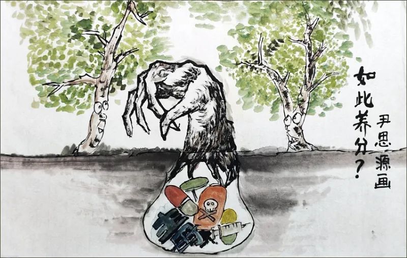 “禁毒利国 吸毒害己”7张创意禁毒儿童画作品-图2