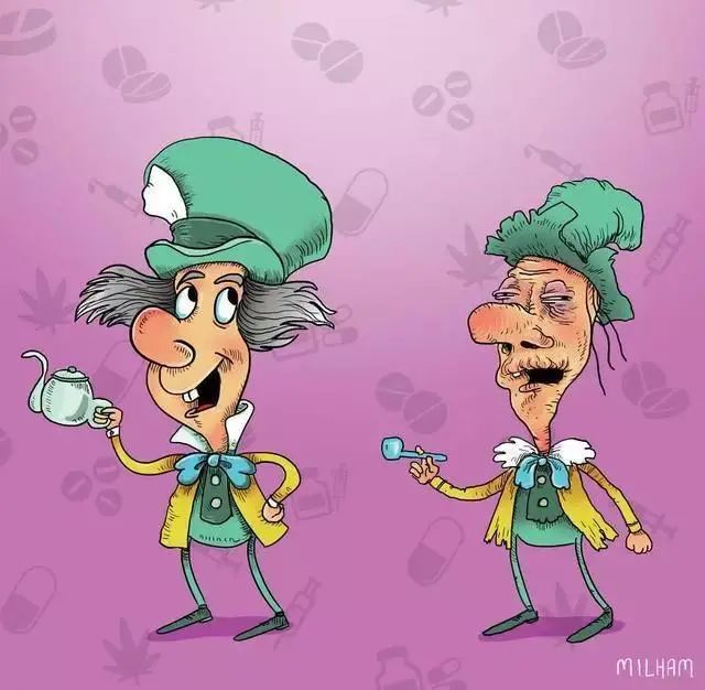 儿童版禁毒宣传画-当漫画人物碰上毒品后-图1