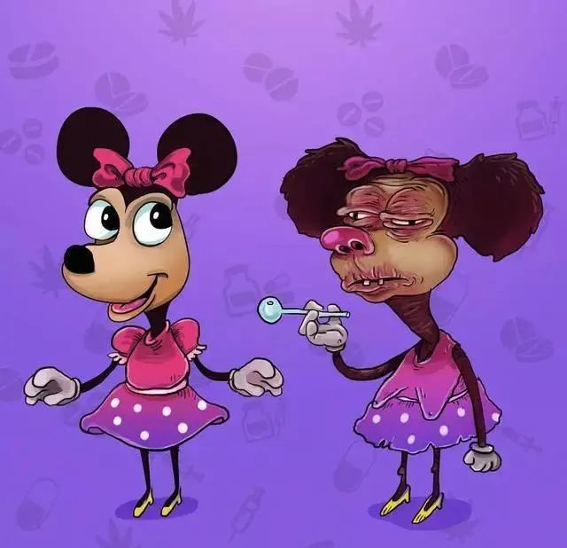 儿童版禁毒宣传画-当漫画人物碰上毒品后-图11