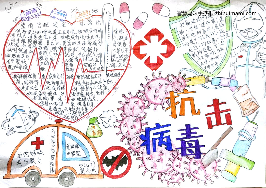 简单的防疫知识手抄报-图5