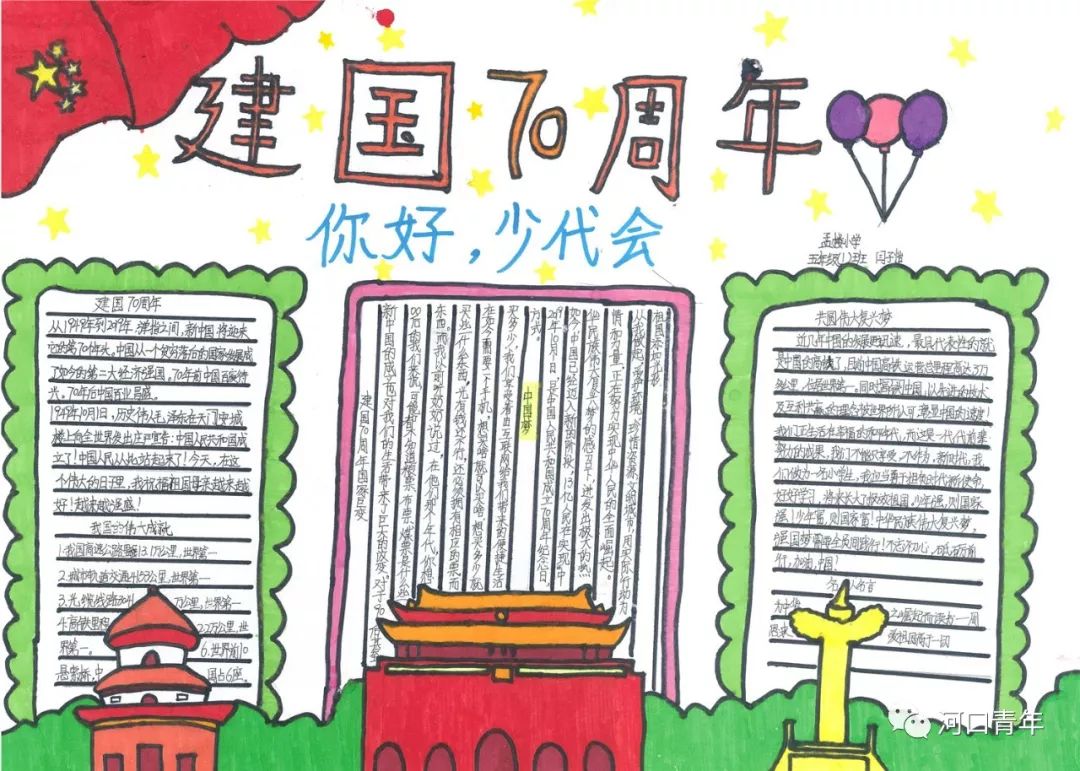 怎么画简单的少先队员手抄报-图4