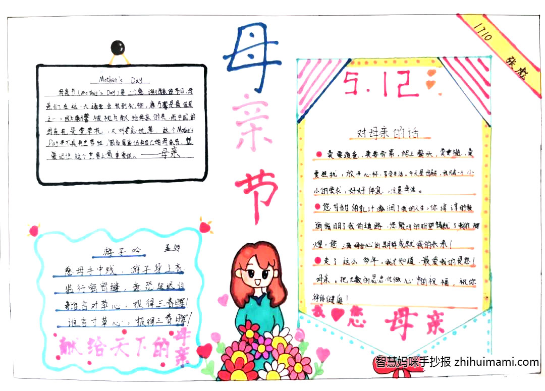 关于母亲的主题手抄报-图2