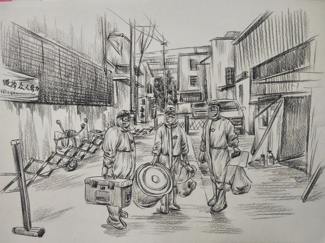 抗疫最前线 儿童抗疫绘画精典作品展示