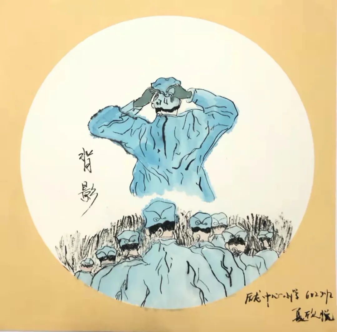 抗击疫情的绘画小学生组好作品欣赏