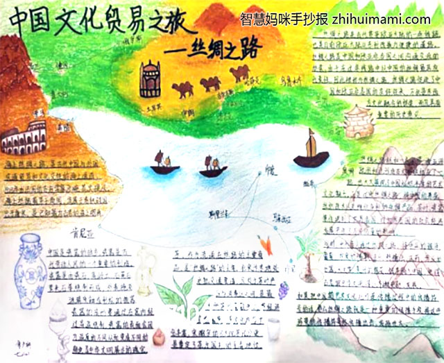 9张关于丝绸之路的手抄报一等奖-图4