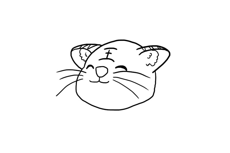 憨憨的小老虎 懒洋洋的趴在地上-图2