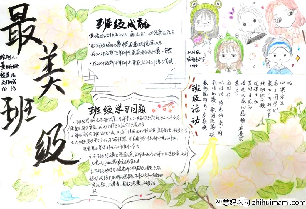 展现班级风采，增强班级凝聚力“最美班级”主题手抄报9张-图9