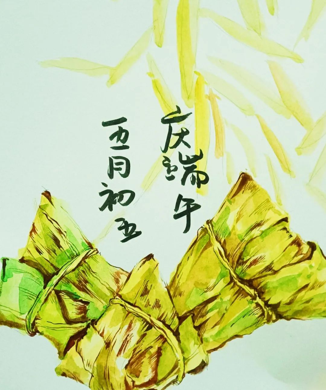 浓情端午，“粽”享安康 一组漂亮的端午节绘画作品-图8