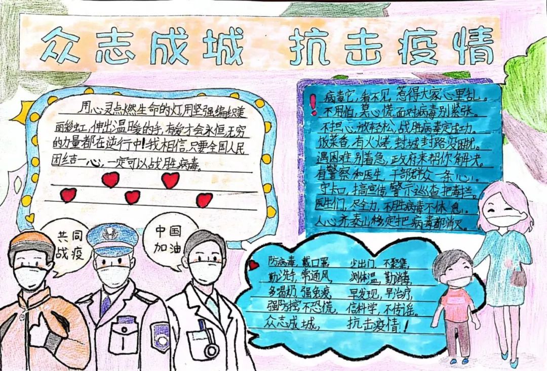 肺炎健康教育手抄报怎么画-图1